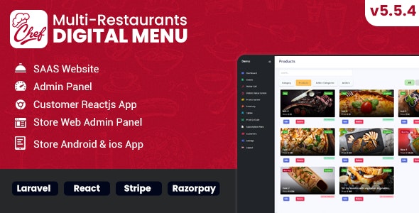 [8.2]looChef多餐厅点餐订餐外卖系统React Native双端App源码