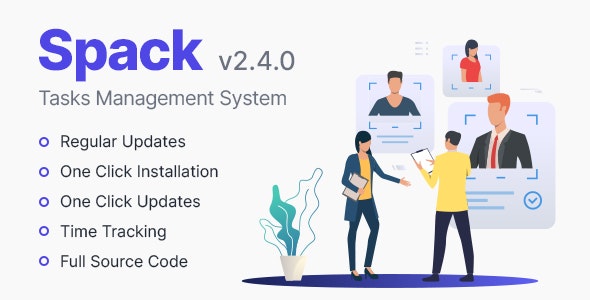 [2.4.1]Spack团队项目任务管理系统PHP源码解密开源版|VueJS 3前端|Laravel 9后端
