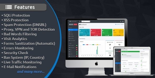 [4.8]iSecurity反垃圾网站安全防火墙系统PHP源码解密开源版|拦截代理VPN访问