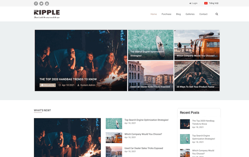 [5.26]LaraBlog多语言模块化杂志博客新闻机构门户网站PHP源码|Laravel框架|带CRUD生成器