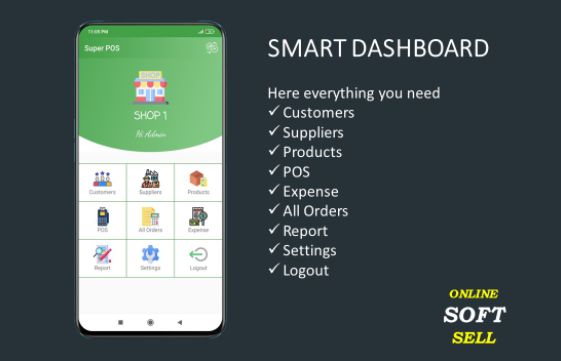AppPos多商店POS收银管理系统Android原生APP源码V1.2.0 带PHP后台