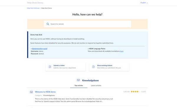 MyHelpDesk多语言支持工单系统和文档中心PHP源码V3.4.0 破解版