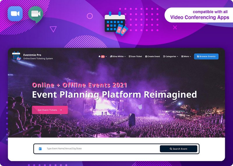 Eventor线上线下活动策划和门票销售预订平台PHP源码V1.8