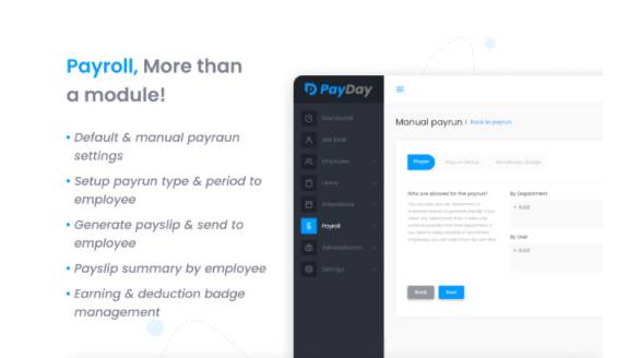PayRoll企业HRM员工考勤休假和工资管理系统PHP源码V1.6 解密破解版