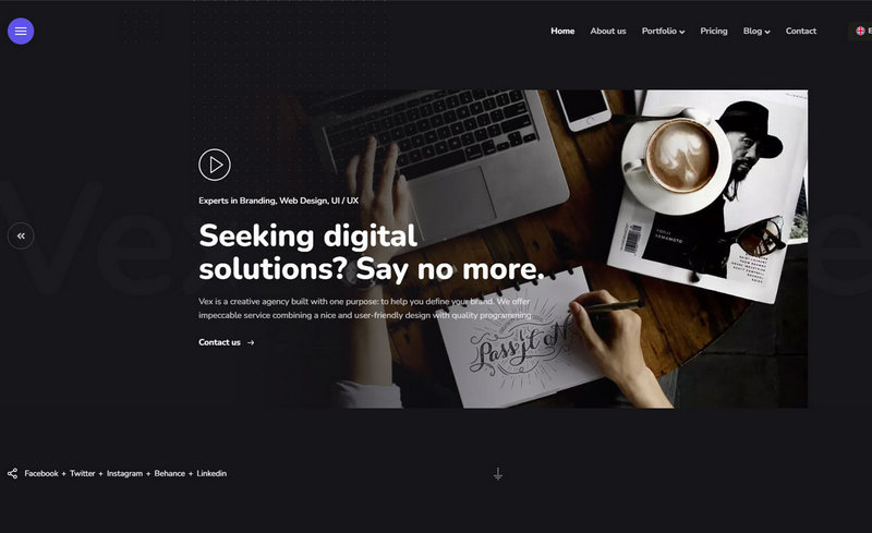 LaraXev酷黑风Laravel网页设计和广告平面设计网站PHP源码V1.1