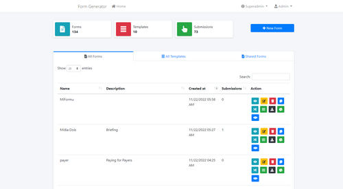 多用途Laravel表单生成器SaaS平台PHP源码V4.8 全功能破解版