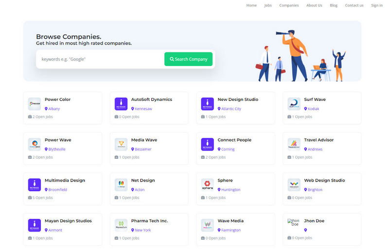 Laravel国际版多国家多语言求职招聘门户网站源码V4.2