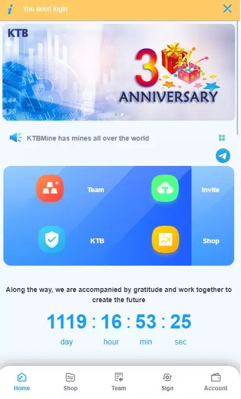 KTBMiner基于BBank二开区块链矿机商城PHP源码
