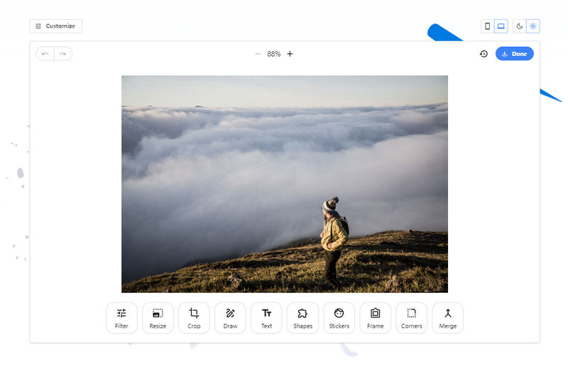 PixEditor原生HTML5在线图片照片编辑器JS源码V3.0.4