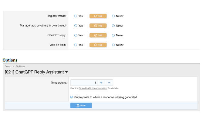 ChatGPT Reply Assistant自动回复主题Xenforo论坛插件V1.1.1