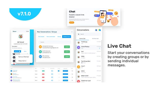 RTChat基于Laravel框架自托管实时聊天系统PHP源码V7.1.0