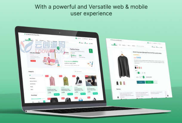 GoMart配套高性能电商购物React+Next.js用户Web应用前端源码V2.1  全开源可二开