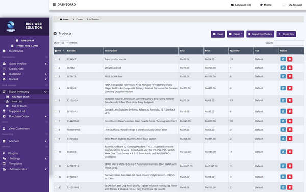 eVoice企业单据/报价单/发票系统PHP网站源码v1.9