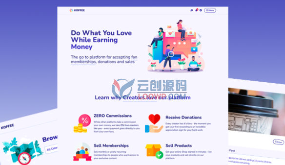 KFans内容创作者粉丝系统/内容订阅打赏PHP网站源码V1.0.5