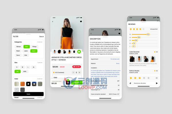 Go2Buy多商户服装和电子产品跨境电商购物APP源码
