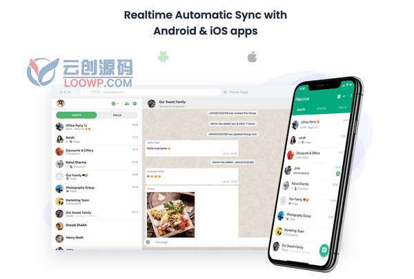 基于Flutter开发安全加密即时聊天系统Web应用APP源码V1.0.6 带群聊/音视频通话