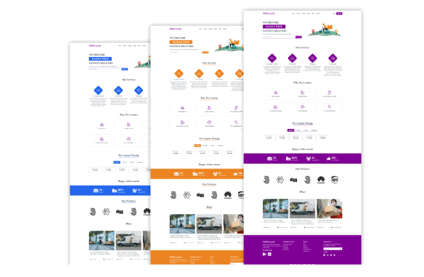 Mcourier包裹递送快递物流管理系统CMS源码V1.3.0 带商户和快递员APP源码