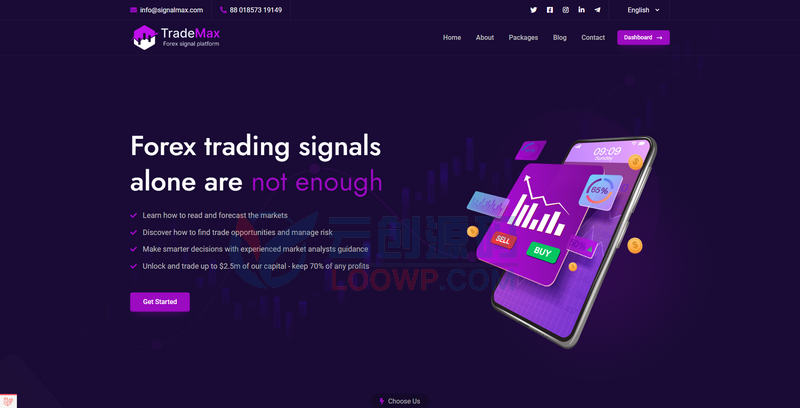 股票外汇和加密货币交易跟投信号订阅PHP网站源码V4.0