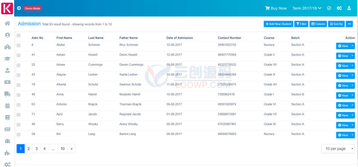 EduKit全功能Laravel+Vue院校和研究所ERP学校管理系统源码V3.0