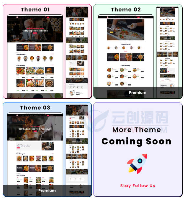 LaraFood单店版快餐店外卖管理系统Laravel网站源码V9.3 + POS插件