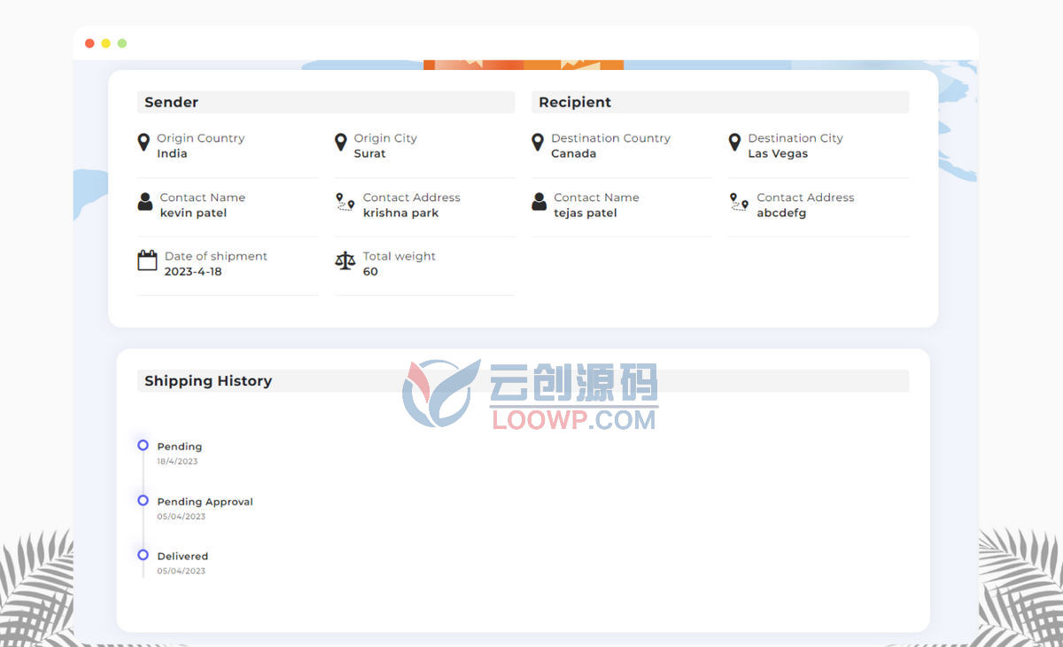 NodeJS货运快递物流综合运输管理系统网站源码