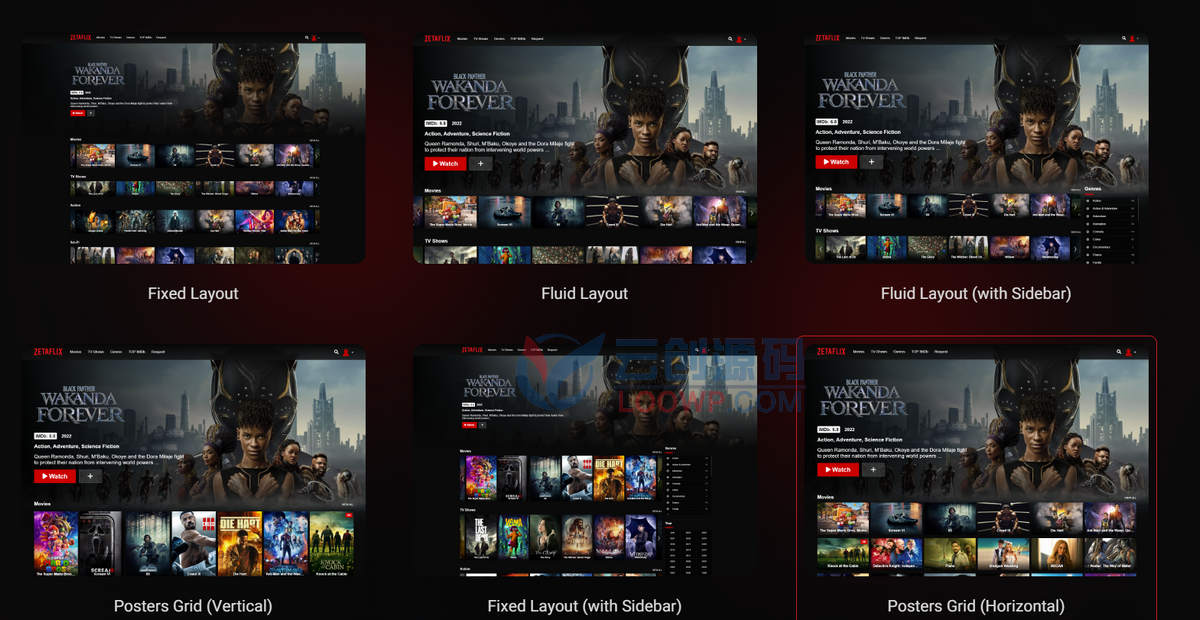 仿Netflix网剧电影站&在线影院网站模板WordPress主题V1.2.8