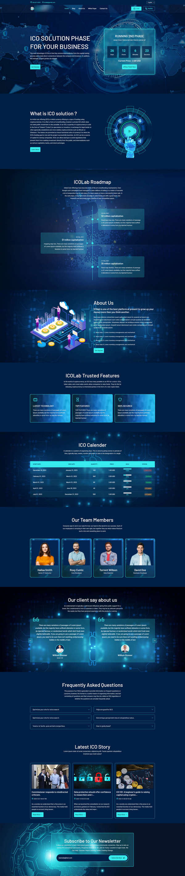 PHP多语言ICO初始代币发行平台网站源码V3.0/全开源可二开