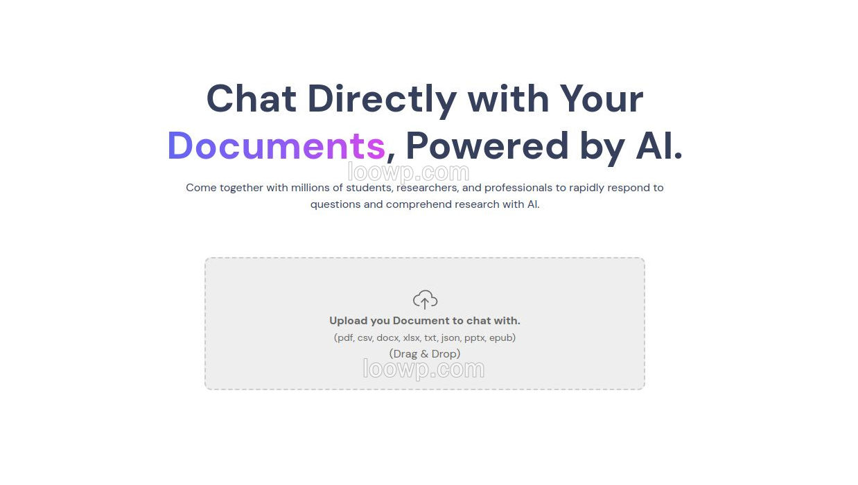 DocChat基于文档的AI交互式对话SaaS系统网站源码