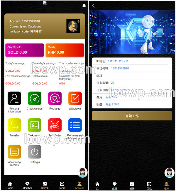 海外版TIKTOK脸书任务点赞系统源码/金币兑换系统/VUE已编译