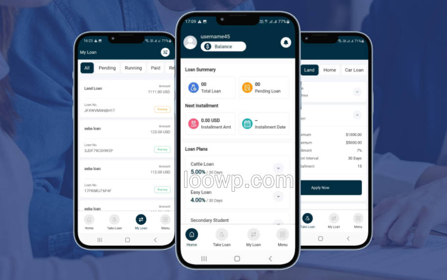 全开源Flutter金融贷款系统APP源码+Laravel前后端