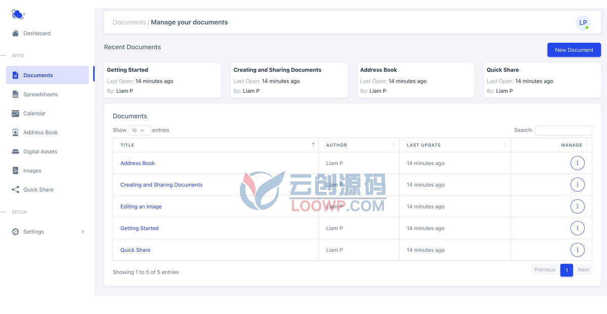 全开源自托管PHP云办公系统源码/网上办公源码V1.2