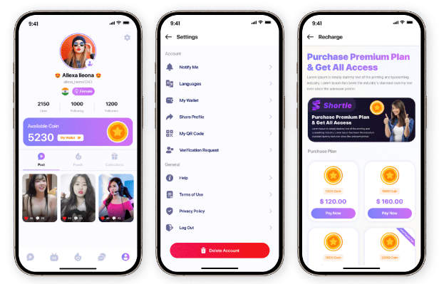 Flutter仿抖音短视频直播APP源码/美颜滤镜/直播打赏