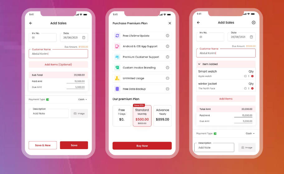 全开源Flutter企业进销存POS管理APP源码/带SAAS/含Web前后端/无限制域名