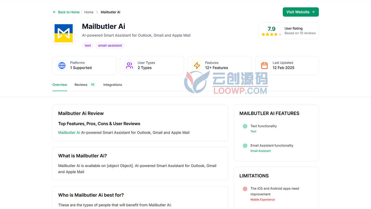 AI工具搜索平台源码/AI资源导航网源码/AI网址导航源码