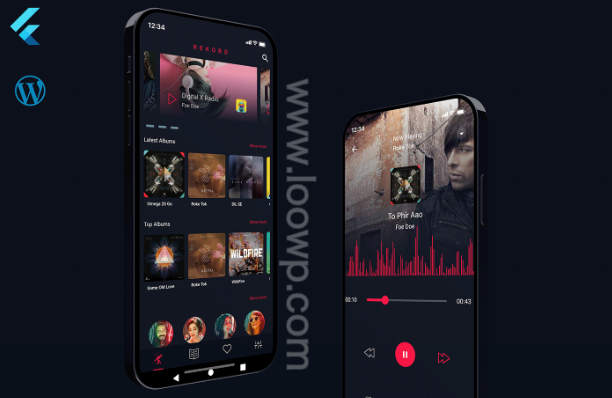 Flutter在线音乐播客播放器APP源码(含Web前后端+Android+iOS)
