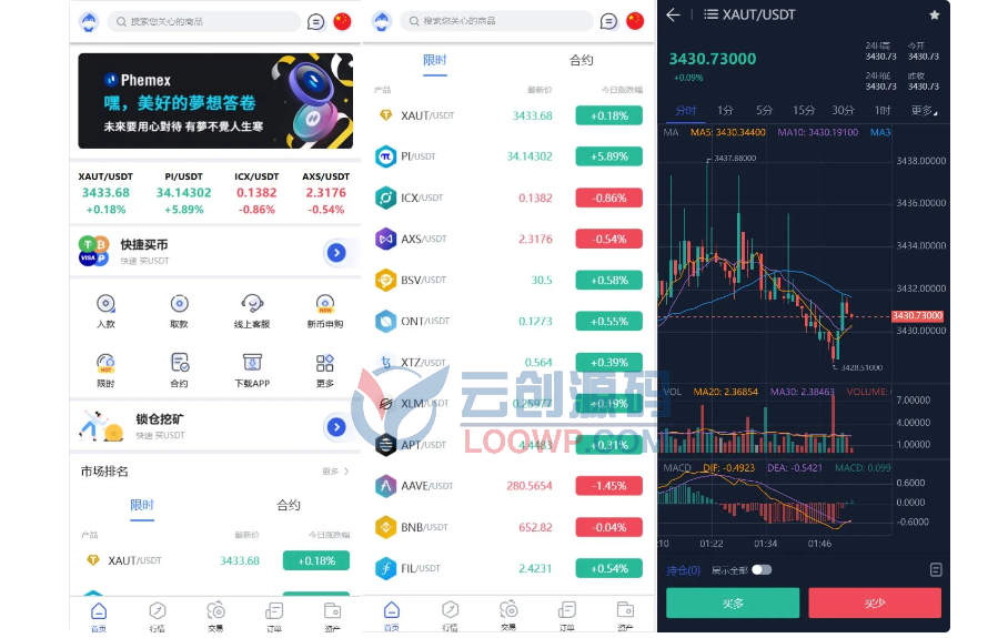 Themex多语言交易所源码/期权交易+合约交易+新币申购+锁仓挖矿+平台币发行