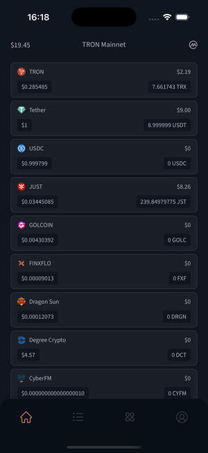 全开源TRC20加密货币钱包系统APP源码|React NestJS钱包APP源码