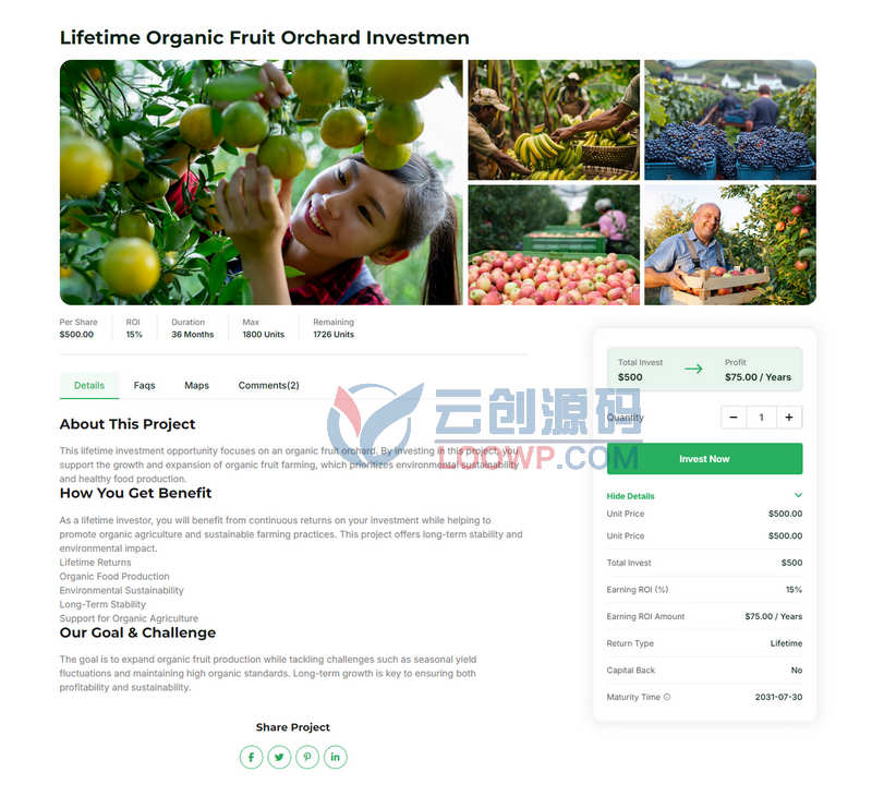 全开源智慧农业与畜牧业项目投资平台网站源码