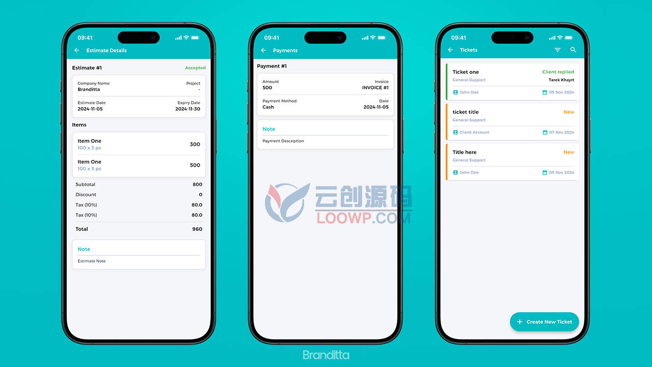 全开源Flutter跨境企业项目管理CRM源码/含顾客端APP+Web端