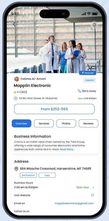 Flutter企业列表和同城服务目录APP源码(全套含Next.JS前端)