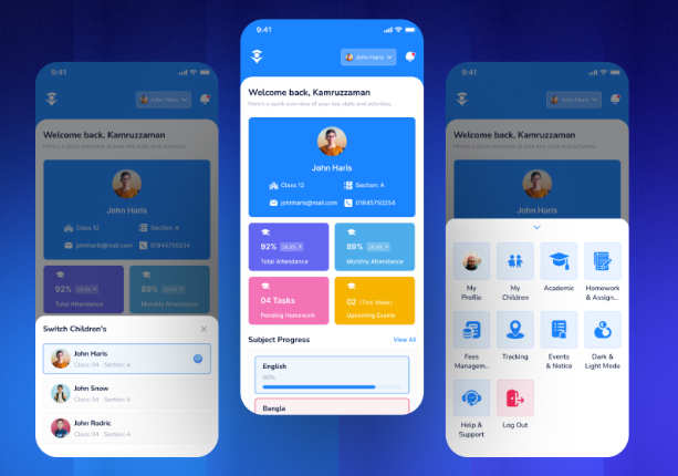 全开源SaaS版学校管理系统APP源码/多分校ERP/Web+APP+PC全端