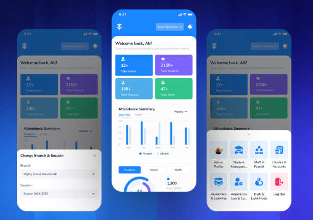 全开源SaaS版学校管理系统APP源码/多分校ERP/Web+APP+PC全端
