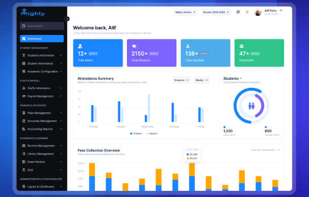 全开源SaaS版学校管理系统APP源码/多分校ERP/Web+APP+PC全端