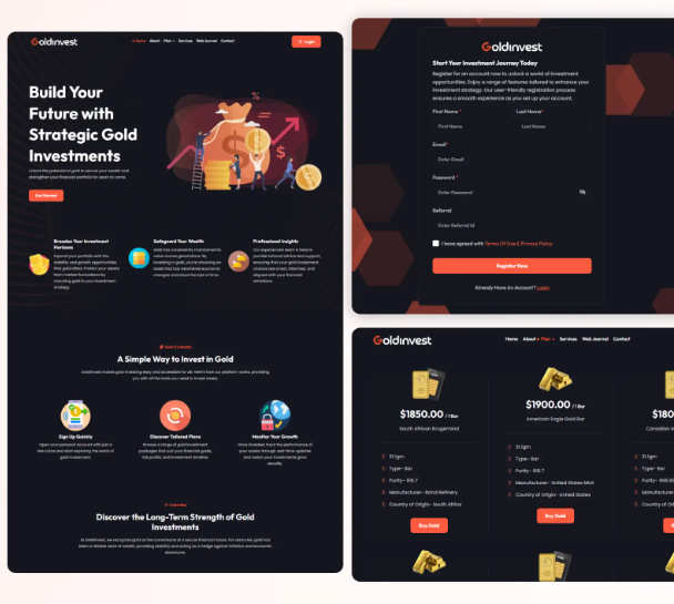 全端黄金投资平台APP源码/在线黄金交易网站源码/Web+App