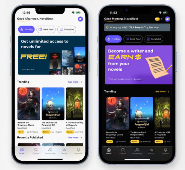 全开源React Native小说阅读社交平台APP源码/小说社区平台源码