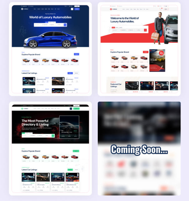 二手车交易市场APP源码/租车网站源码/Web+App