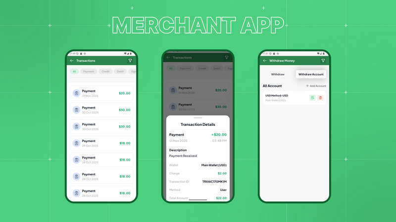 全开源移动支付钱包系统APP源码/用户+代理+商户/Web+App