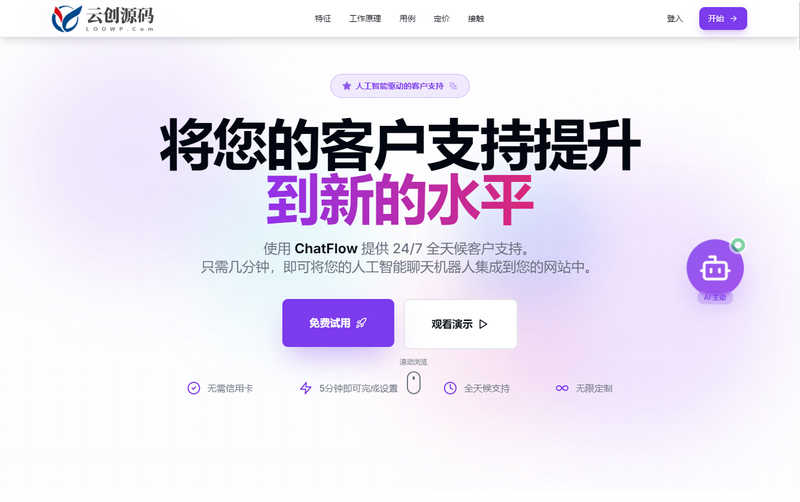SaaS多开版AI智能客服系统源码/AI电商客服源码