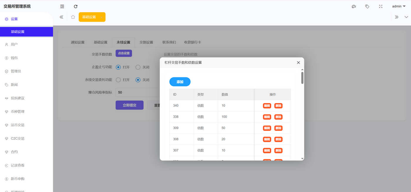 多语言外汇美股期货交易所源码/合约期权C2C/Defi借贷/vue纯源码