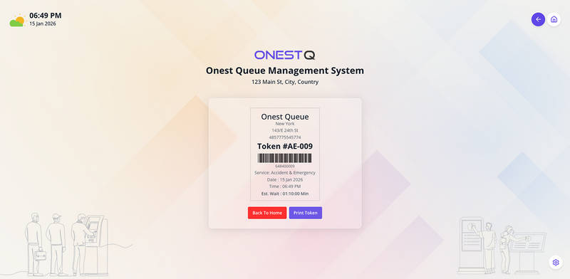 排队叫号系统APP源码/自助取号/预约取号/Web+App